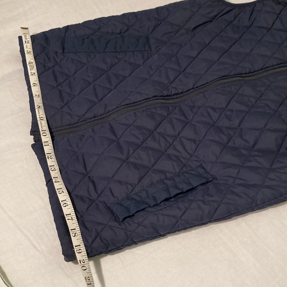 London Fog men quilted navy vest S - Picture 13 of 14